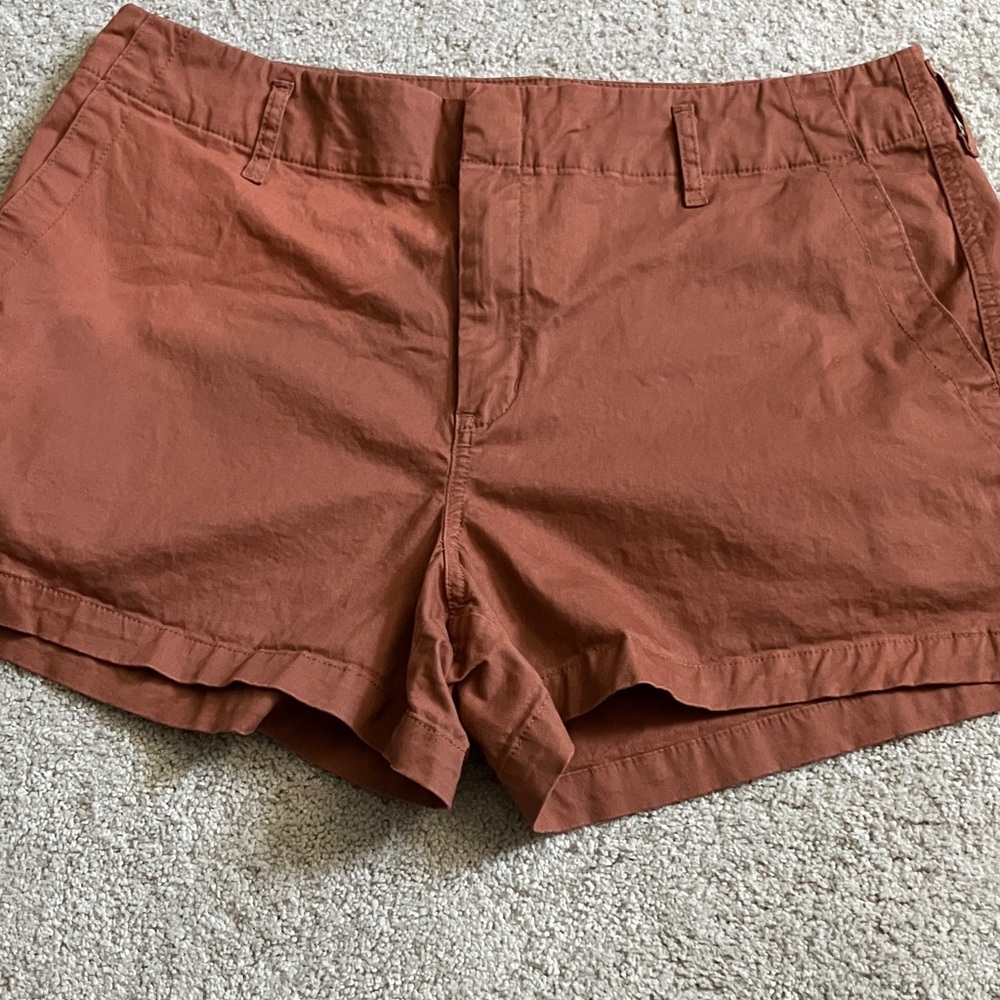 A New Day Stretch Shorts 16 Rust with Pockets